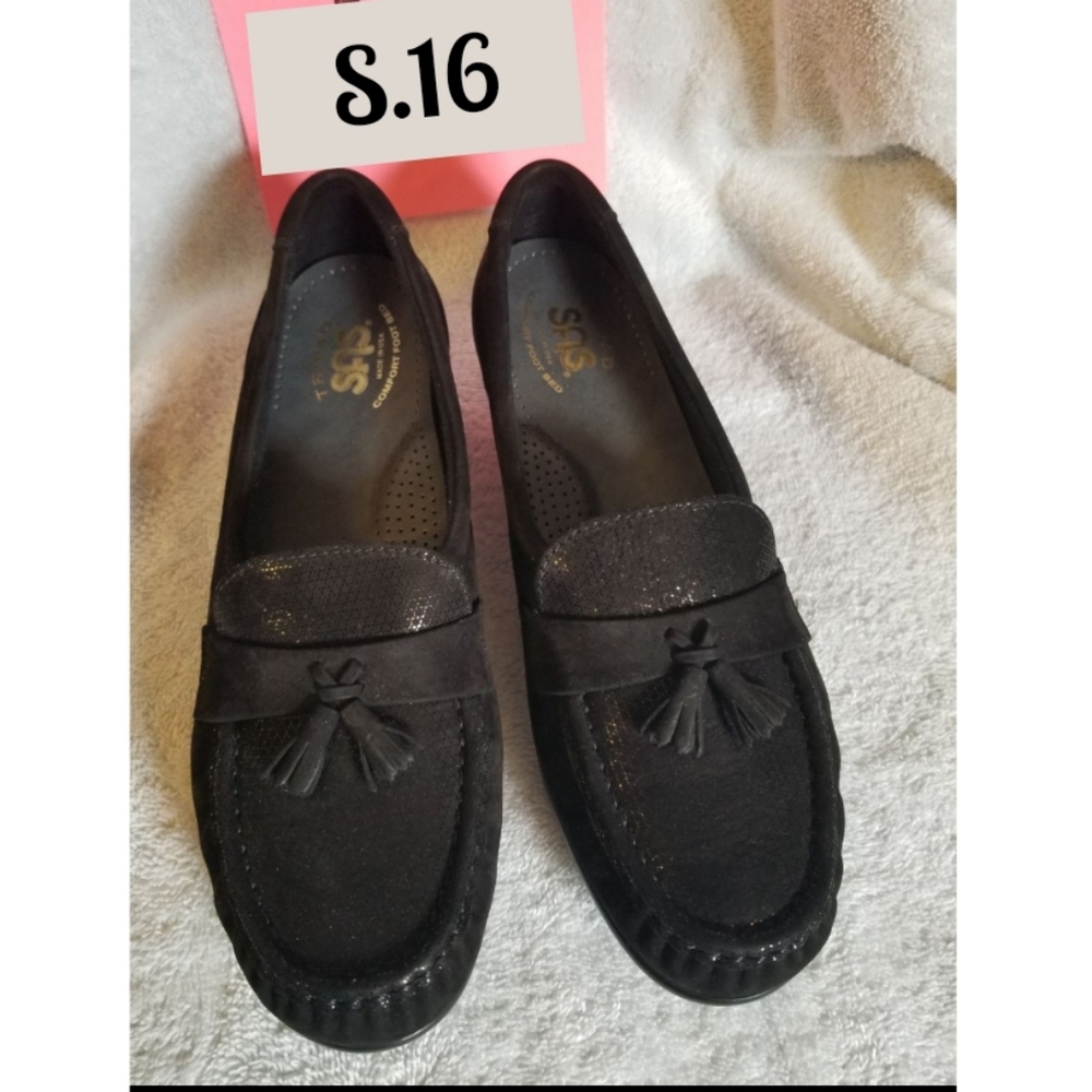 S.016- SAS Women's Taylor (Onyx) Shoes (size 8M)